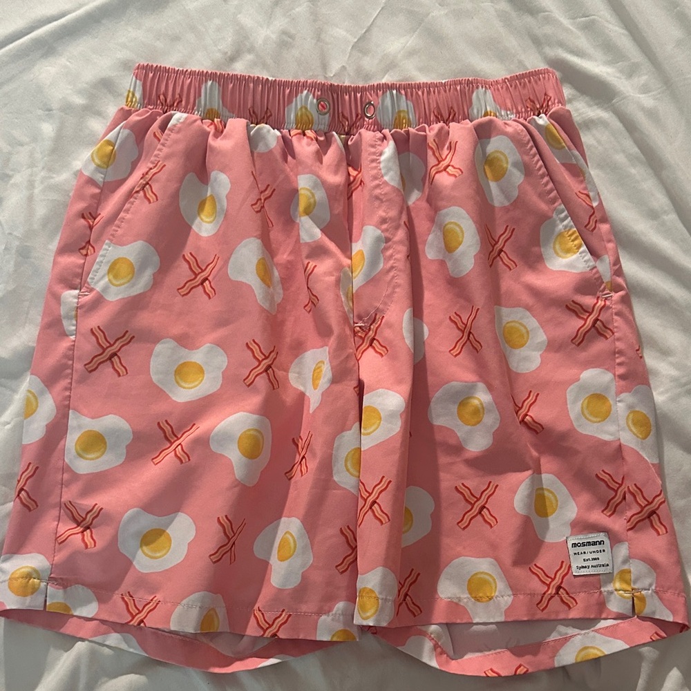 OSMAN Pink and Yellow Patterned Shorts